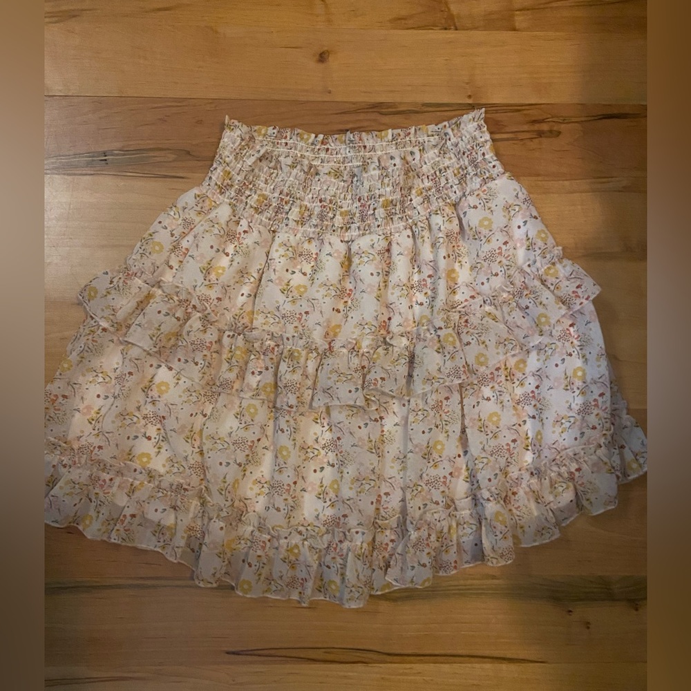 Altar’d State flowy flower skirt